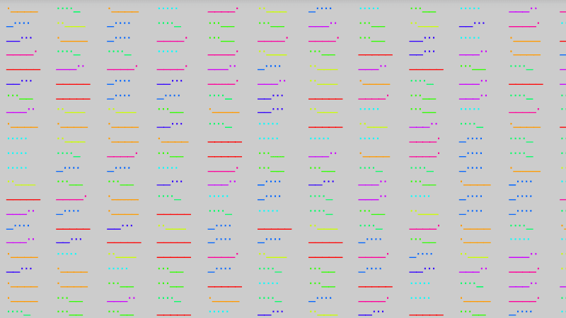 Book of Pi with Morse Code