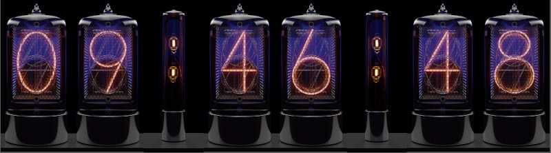 NIXIE TUBE CLOCK SIMULATION